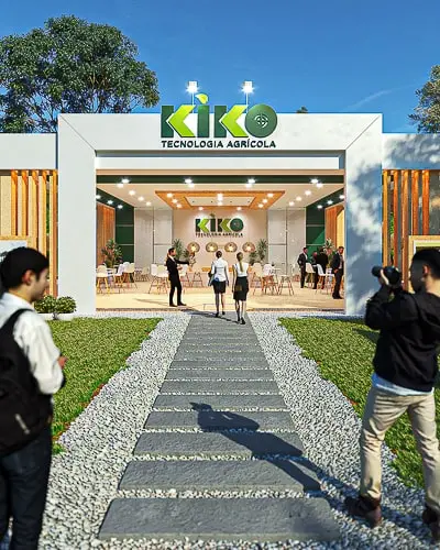 Projeto de stand externo do expositor Kiko que criamos para a feira Rondônia Rural 2019
